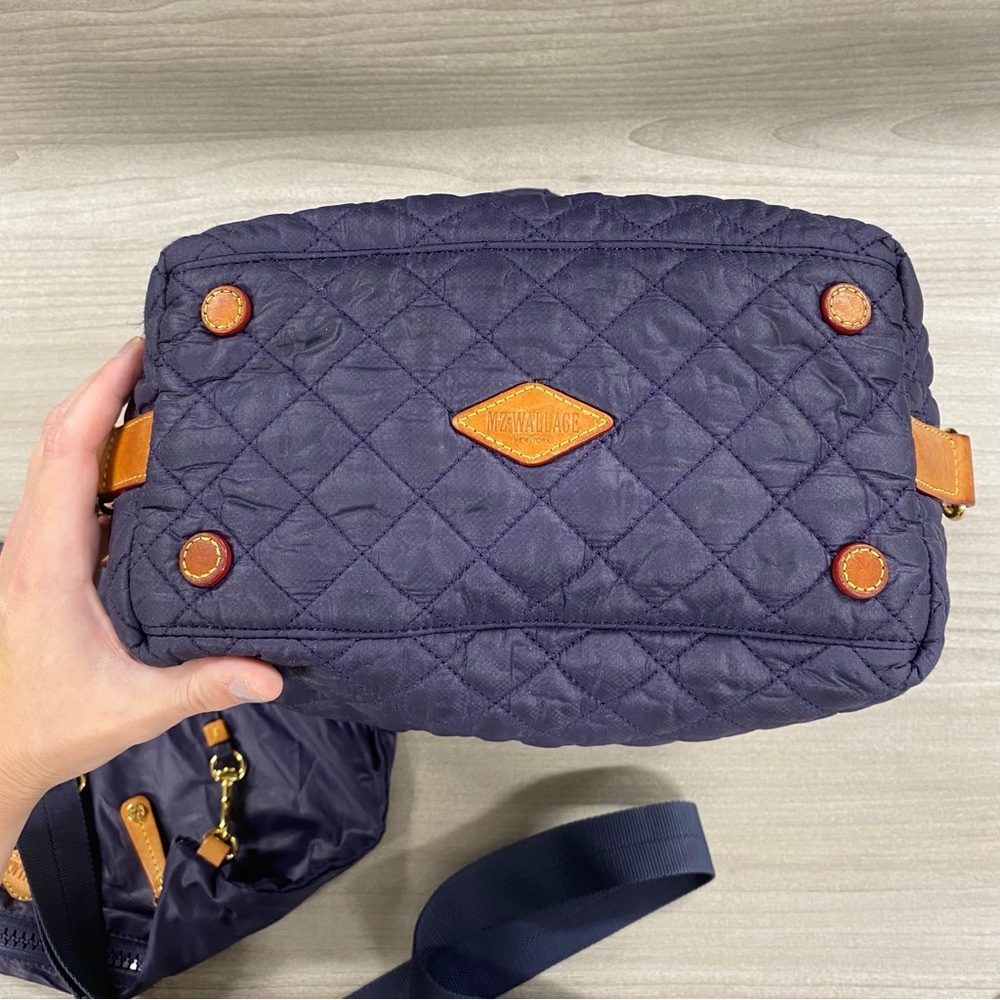 MZ Wallace Small Sutton Deluxe Bag in Boysenberry, Complete Set - Picture 6 of 15